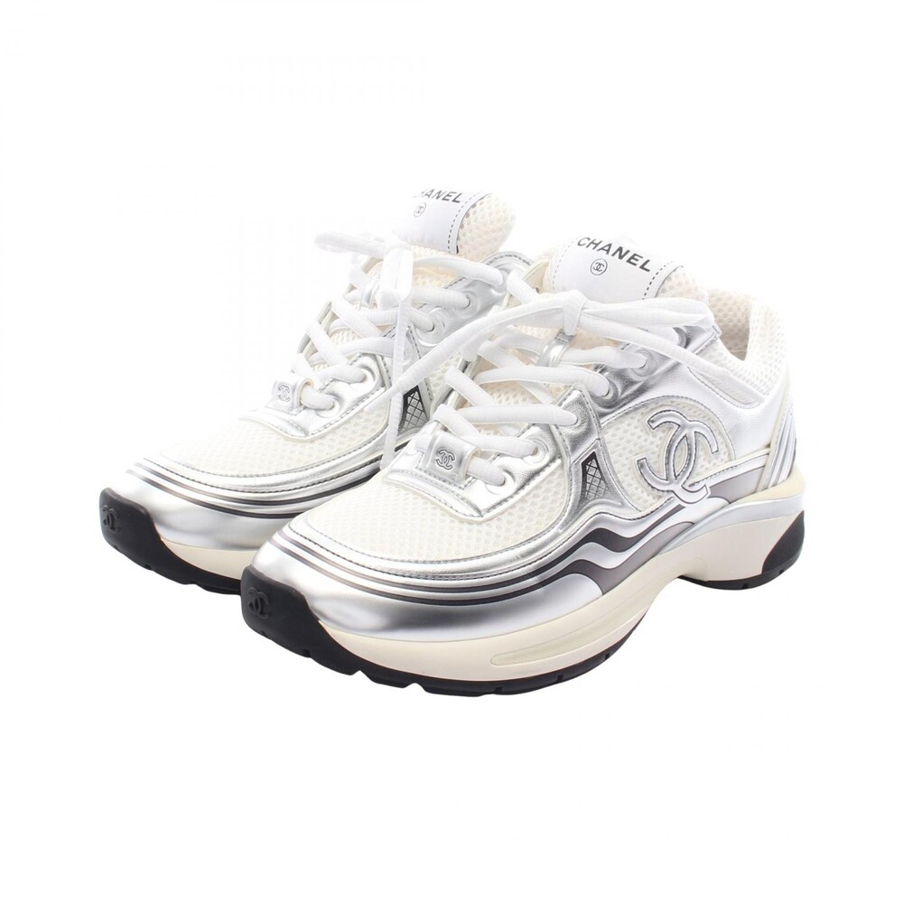 Chanel Coco Mark Sneakers Shoes #37 #345889C12B